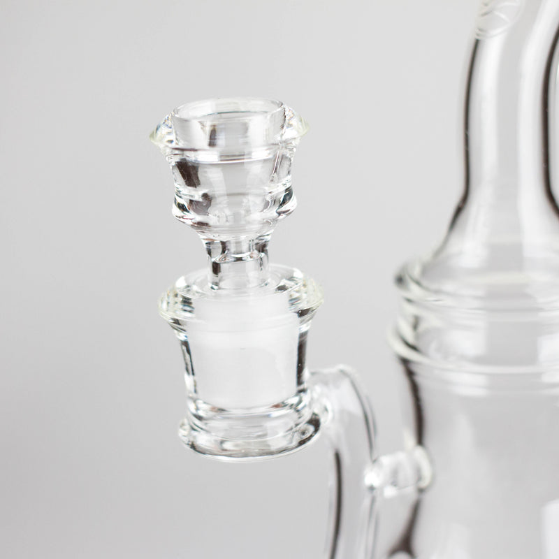 O Nami Glass | 9" Ripple Dab Rig – Premium Borosilicate with Signature Inline Design