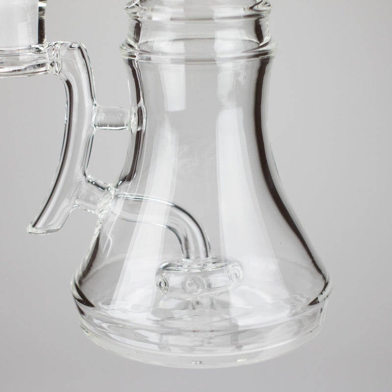 O Nami Glass | 9" Ripple Dab Rig – Premium Borosilicate with Signature Inline Design