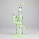 9" Fab Klein Recycler – Premium Glass Rig with Matrix Perc for Superior Filtration Glass Bong Small Biz Distributors