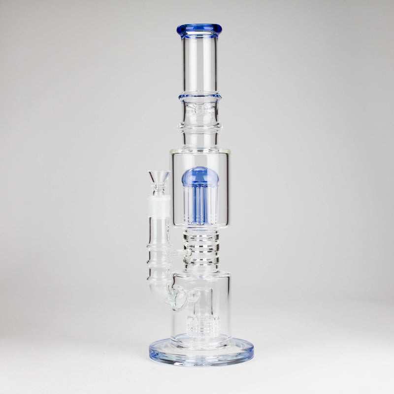 O 16" Glass Bong – 10-Arm Tree Perc with Matrix Perc for Maximum Filtration