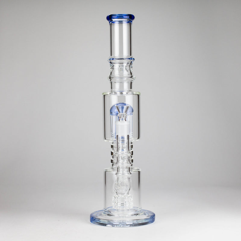 O 16" Glass Bong – 10-Arm Tree Perc with Matrix Perc for Maximum Filtration