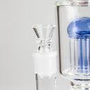 16" Glass Bong – 10-Arm Tree Perc with Matrix Perc for Maximum Filtration Glass Bong Small Biz Distributors