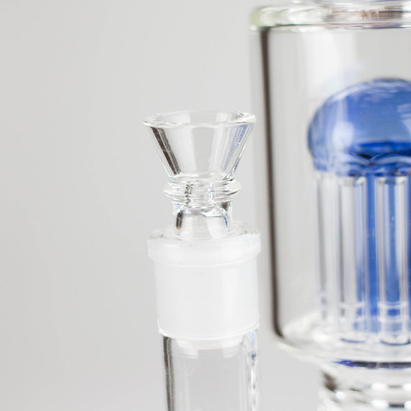 O 16" Glass Bong – 10-Arm Tree Perc with Matrix Perc for Maximum Filtration