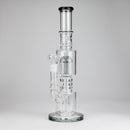 16" Glass Bong – 10-Arm Tree Perc with Matrix Perc for Maximum Filtration Glass Bong Small Biz Distributors Black