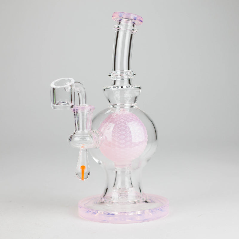O 8" Ball Rig – Compact Dab Rig with Quartz Banger
