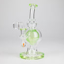 8" Ball Rig – Compact Dab Rig with Quartz Banger Glass Rig Small Biz Distributors Neon Green