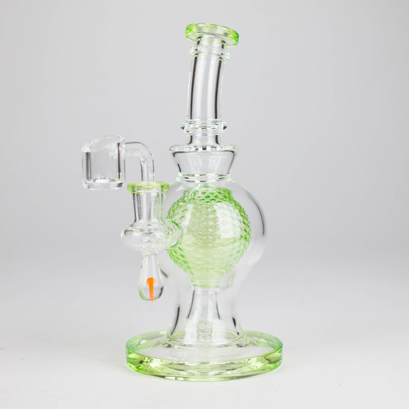 O 8" Ball Rig – Compact Dab Rig with Quartz Banger