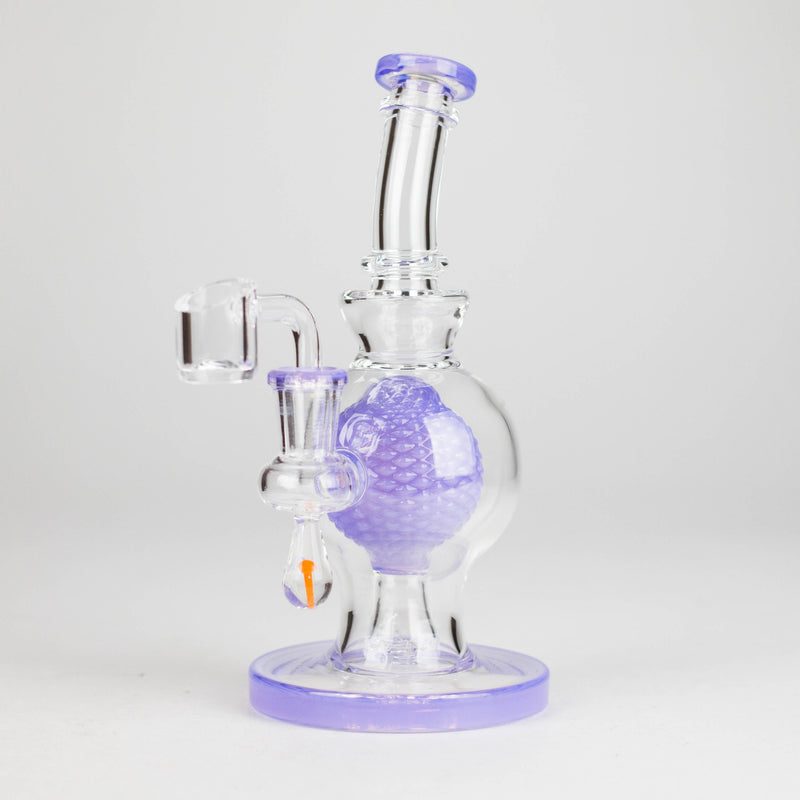 O 8" Ball Rig – Compact Dab Rig with Quartz Banger