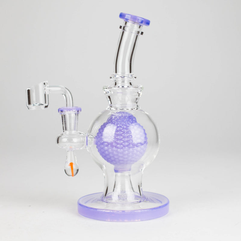 O 8" Ball Rig – Compact Dab Rig with Quartz Banger