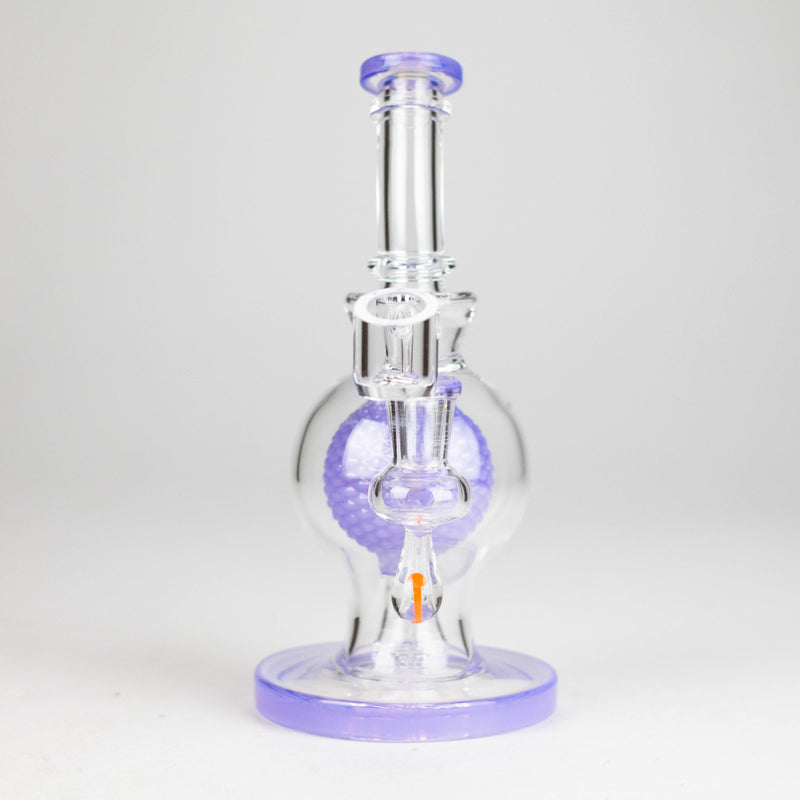 O 8" Ball Rig – Compact Dab Rig with Quartz Banger