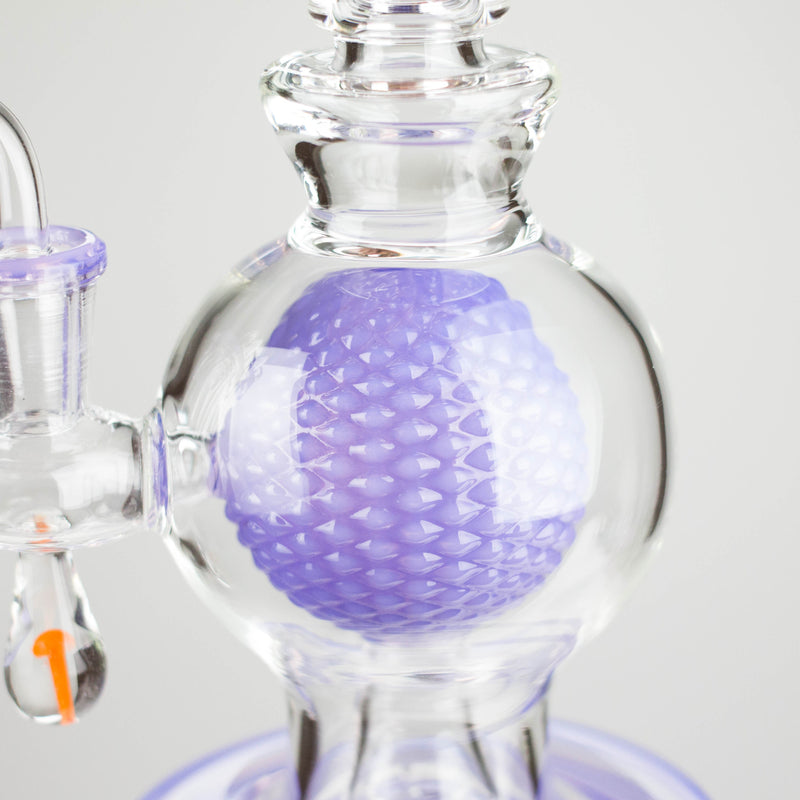 O 8" Ball Rig – Compact Dab Rig with Quartz Banger