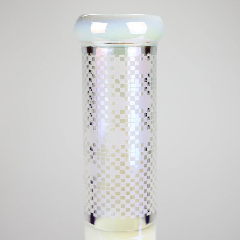 12.5" Hologram Beaker Glass Bong Glass Bong Small Biz Distributors