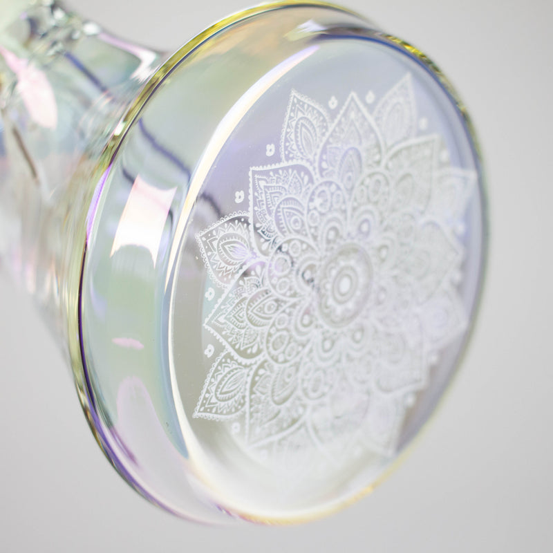 12.5" Hologram Beaker Glass Bong Glass Bong Small Biz Distributors