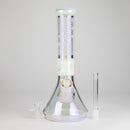 12.5" Hologram Beaker Glass Bong Glass Bong Small Biz Distributors