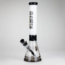 Medusa | 16" 7mm Glass Beaker Bong – Premium Thick Glass Glass Bong Small Biz Distributors White