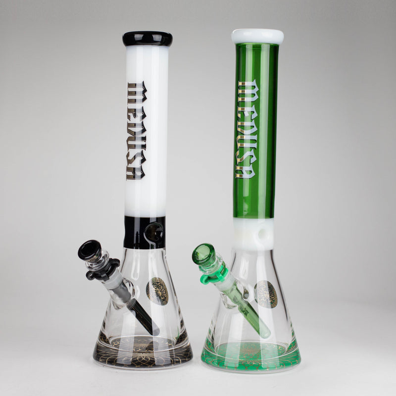 Medusa | 16" 7mm Glass Beaker Bong – Premium Thick Glass Glass Bong Small Biz Distributors