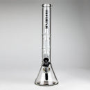 Medusa | 17" 7mm Double Tree Perc Glass Bong with Splash Guard Glass Bong Small Biz Distributors