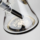 Medusa | 17" 7mm Double Tree Perc Glass Bong with Splash Guard Glass Bong Small Biz Distributors