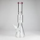 16" 7mm Colored Beaker Bong – Premium Thick Glass with Grid Perc Glass Bong Small Biz Distributors