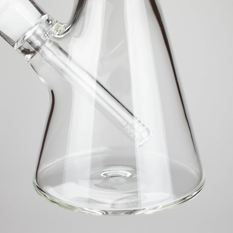 O 16" 7mm Colored Beaker Bong – Premium Thick Glass with Grid Perc