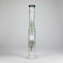 16" Triple Perc Straight Tube – Premium Glass Bong with Maximum Filtration Glass Bong Small Biz Distributors