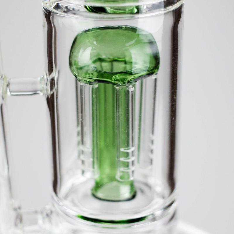 16" Triple Perc Straight Tube – Premium Glass Bong with Maximum Filtration Glass Bong Small Biz Distributors