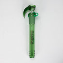 Medusa | Colored Downstem Style "01" – Includes Glass Bowl & Keck Clip Downstem · Bowlstem Small Biz Distributors 12cm / 4.7" Green