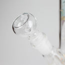 8" Cylinder Tube Glass Bong – 4mm Thick Glass Bong HALLO GLASS