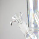 10" Electroplated Disc Base Beaker Bong – Bolt Ice Notch Glass Bong HALLO GLASS