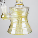 6" Drum Tank Twist Glass Bong Glass Bong HALLO GLASS