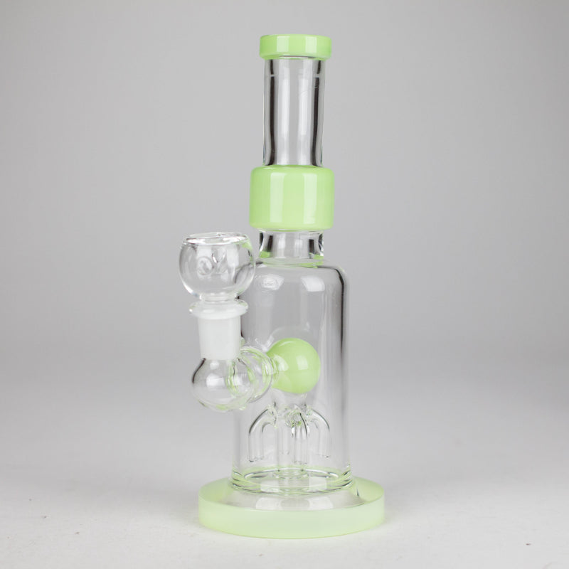 8" Tank Glass Bong – Octopus Shower Diffuser (Assorted) Glass Bong HALLO GLASS