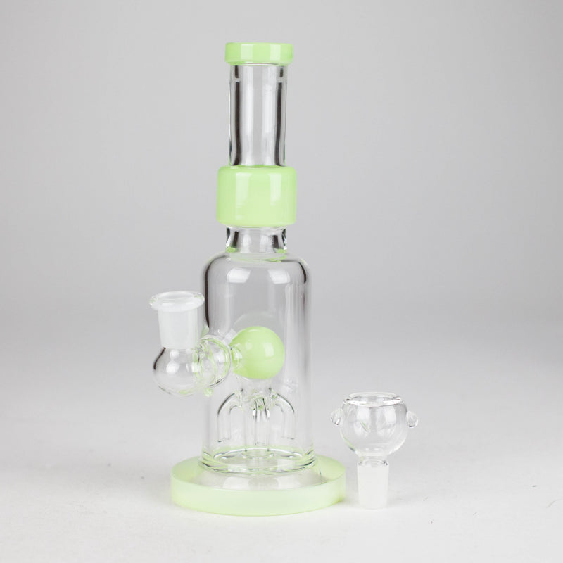 8" Tank Glass Bong – Octopus Shower Diffuser (Assorted) Glass Bong HALLO GLASS