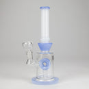 8" Tank Glass Bong – Donut Diffuser (Assorted) Glass Bong HALLO GLASS