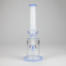 8" Tank Glass Bong – Donut Diffuser (Assorted) Glass Bong HALLO GLASS
