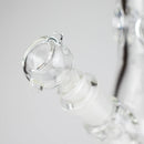 14" Thick: 7mm Heavy Base Beaker Glass Bong-Clear Glass Bong HALLO GLASS
