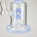 8" Tank Glass Bong – Donut Diffuser (Assorted) Glass Bong HALLO GLASS