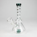 6" Conical Base Glass Bong – Shower Diffuser (Assorted) Glass Bong HALLO GLASS