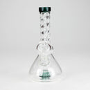 6" Conical Base Glass Bong – Shower Diffuser (Assorted) Glass Bong HALLO GLASS