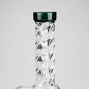 6" Conical Base Glass Bong – Shower Diffuser (Assorted) Glass Bong HALLO GLASS