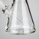 14" Thick: 7mm Heavy Base Beaker Glass Bong-Clear Glass Bong HALLO GLASS