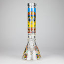 14" 7 mm Glass Bong With Cartoon Sponge Design [AQ0421-2] Glass Bong 777 Smoke