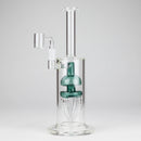 11" 2-in-1 Glass Dab Rig with Percolator [BH141] Glass Bong 777 Smoke