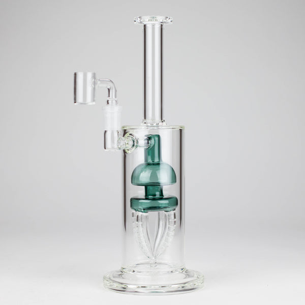O 11" 2-in-1 Glass Dab Rig with Percolator [BH141]