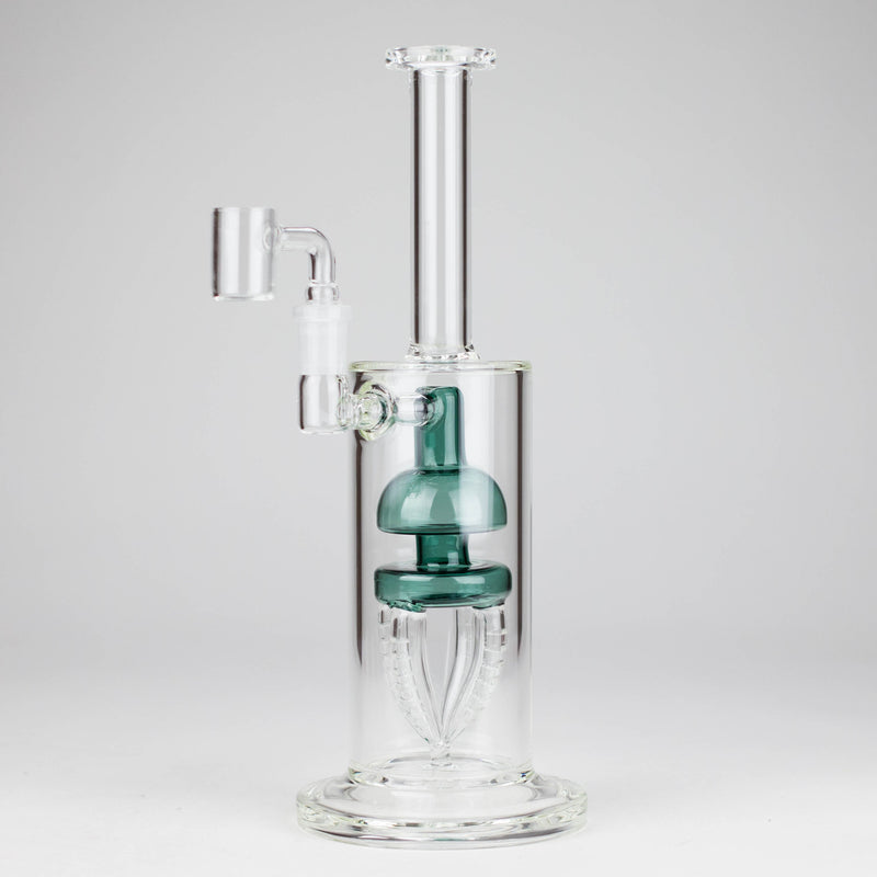 O 11" 2-in-1 Glass Dab Rig with Percolator [BH141]