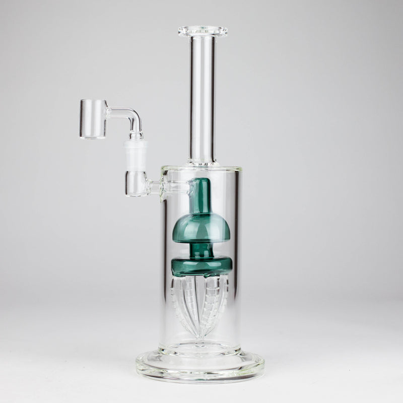 O 11" 2-in-1 Glass Dab Rig with Percolator [BH141]