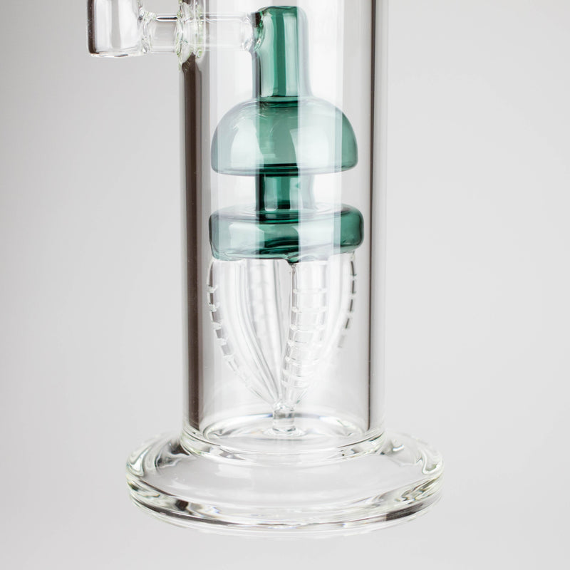 O 11" 2-in-1 Glass Dab Rig with Percolator [BH141]