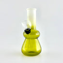 5" Mini Colour Water Pipe - 10 Assorted Colours Glass Bong Super Supplys Inc Mustard