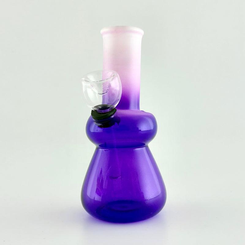 5" Mini Colour Water Pipe - 10 Assorted Colours Glass Bong Super Supplys Inc Purple