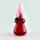 5" Mini Colour Water Pipe - 10 Assorted Colours Glass Bong Super Supplys Inc Burgundy