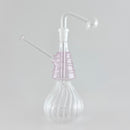 7“ Swirl Oil Burner Bubbler Glass Rig Super Supplys Inc Pink